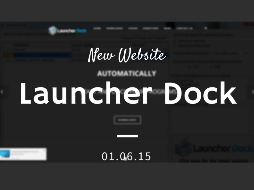 Launcher Dock New Website