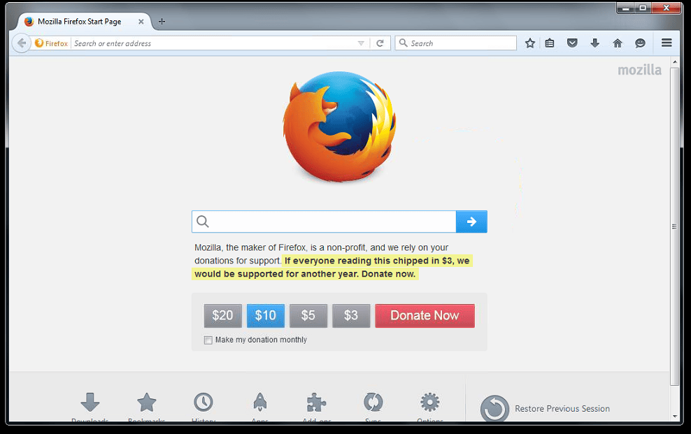 Launcher Dock Firefox